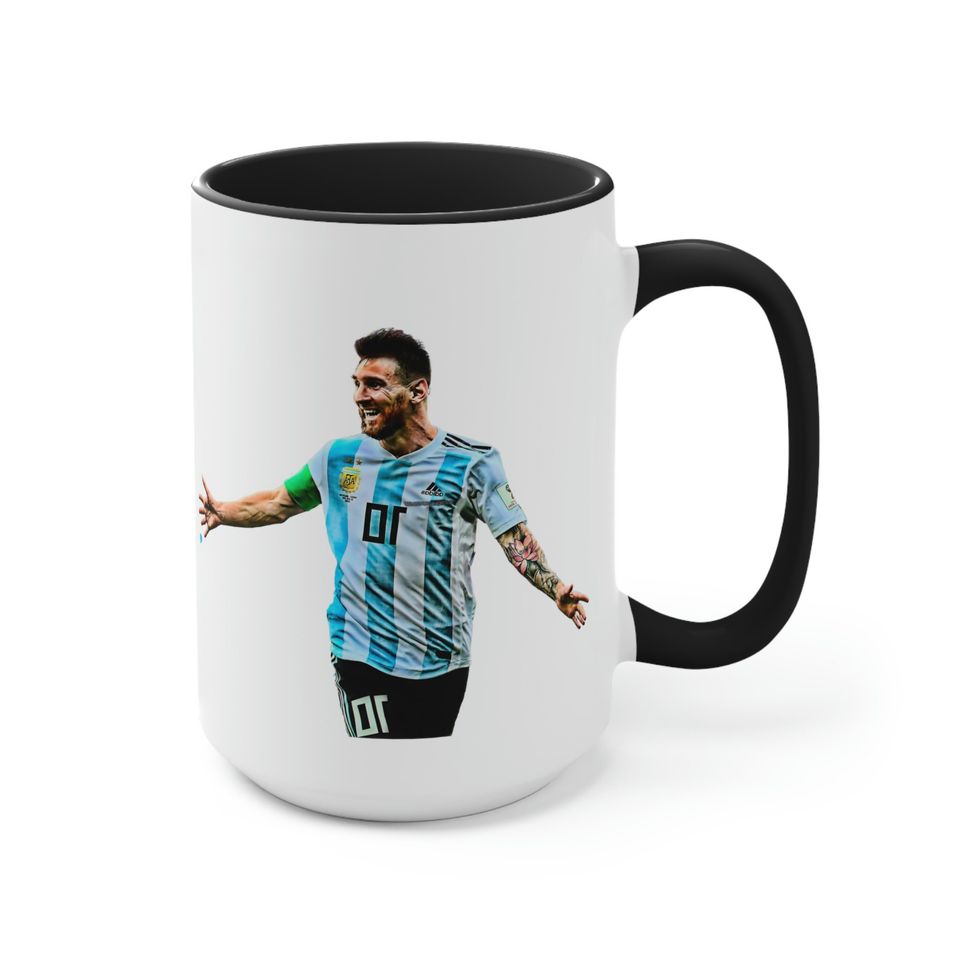 Messi- Argentina - Two-Tone Coffee Mugs