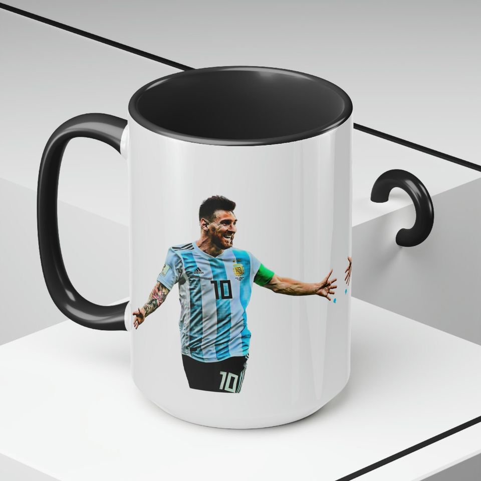 Messi- Argentina - Two-Tone Coffee Mugs