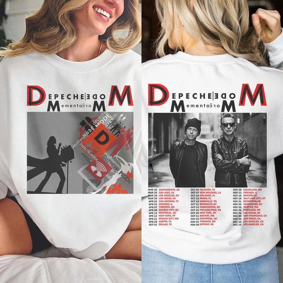 2023 Depeche Mode Memento Mori World Tour T-Shirt