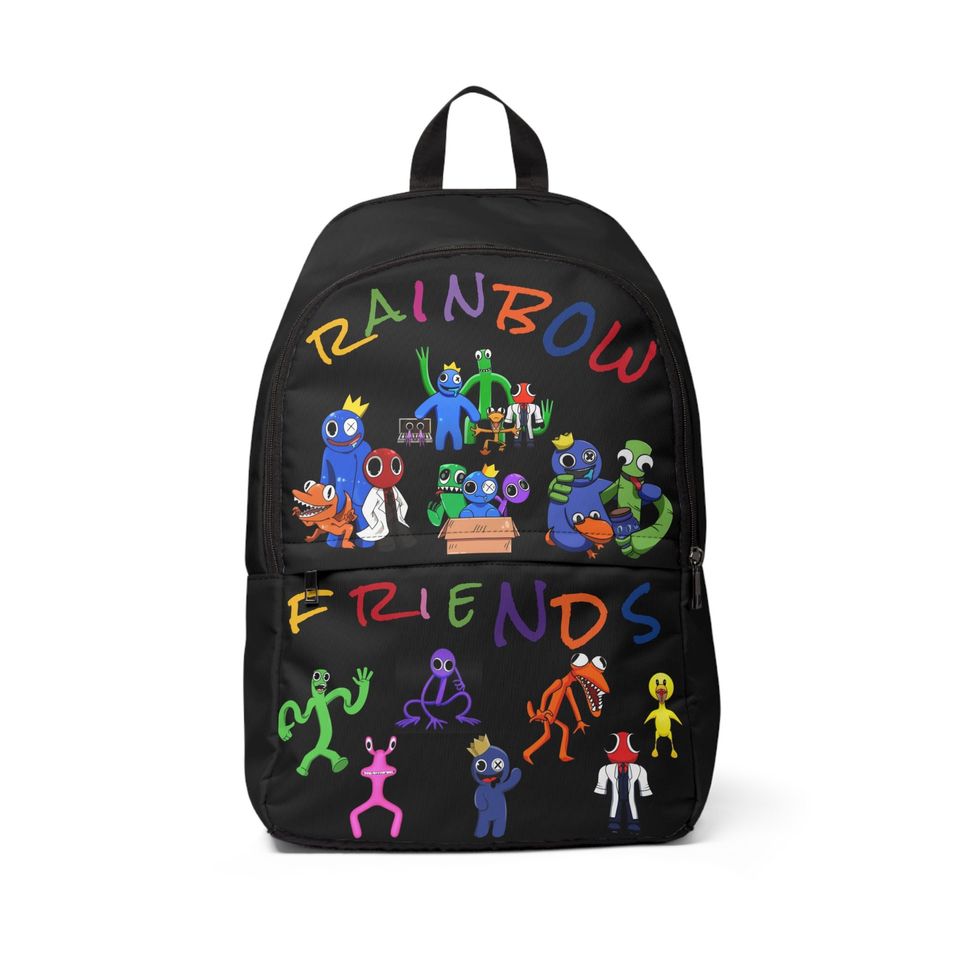 Rainbow Friends Unisex Fabric Backpack
