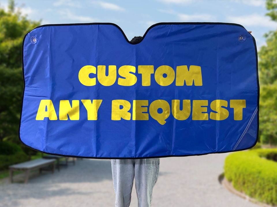 Villain Head Sunshade, Dalmatian Car Sun Shade