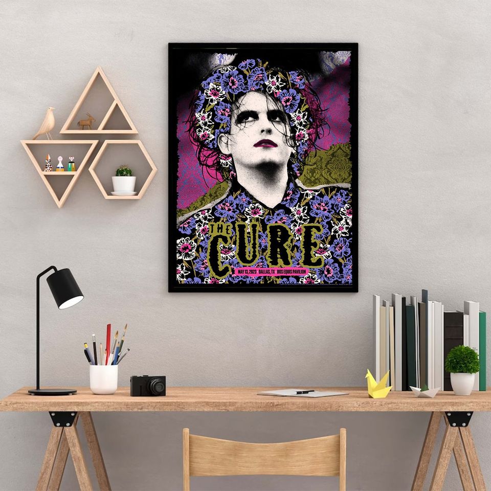 The Cure Dallas May 13, 2023 Poster Tour 2023 Poster