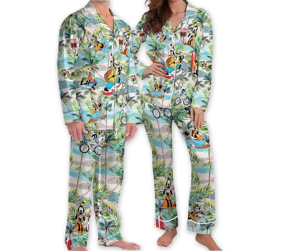 Disney Goofy Pajamas, Disneyland Beach Pajamas, Goofy Max