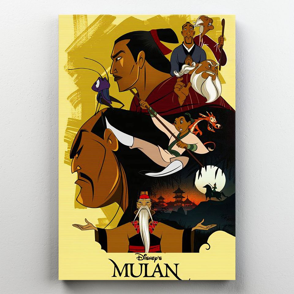 Disney Mulan Poster, Mulan Disney Movie Poster