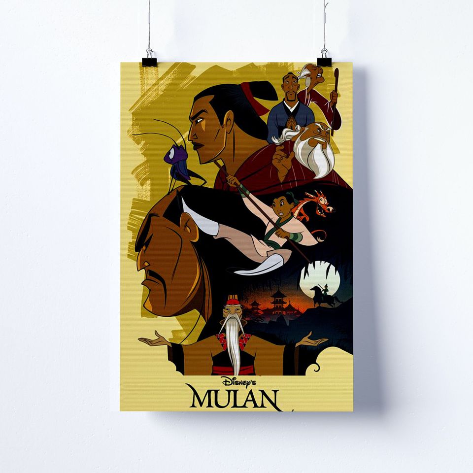 Disney Mulan Poster, Mulan Disney Movie Poster
