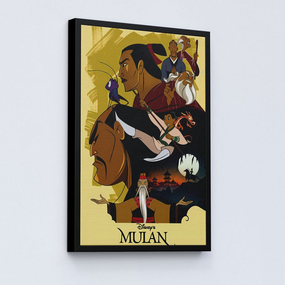 Disney Mulan Poster, Mulan Disney Movie Poster