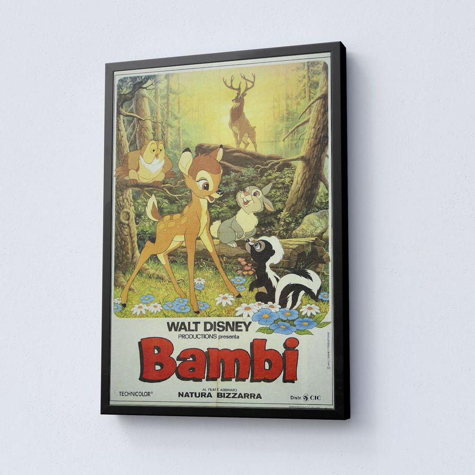 Disney Bambi Movie Poster