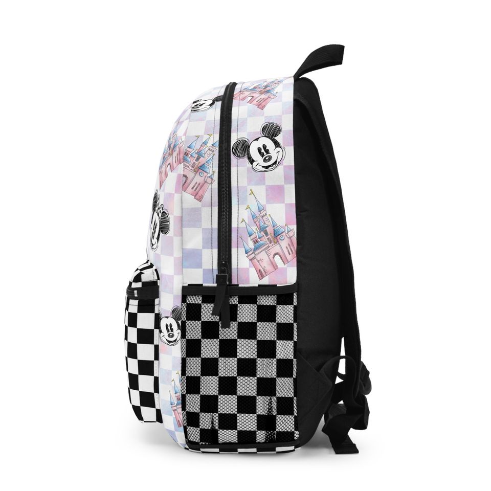 Theme Park Backpack - Checkered Magic Kingdom Mouse Backpack