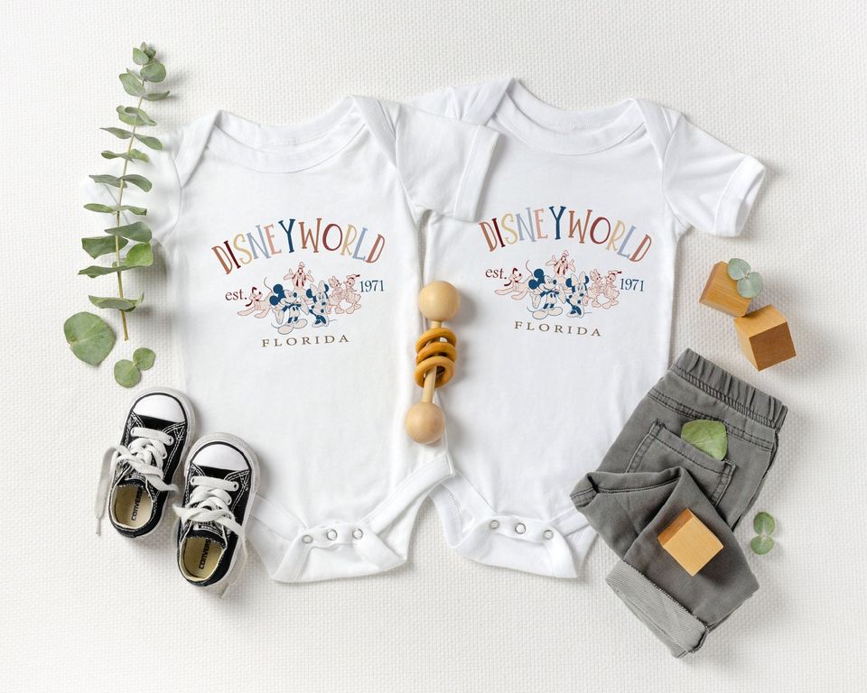 Retro Disneyworld Onesie, Florida Toddler Shirt