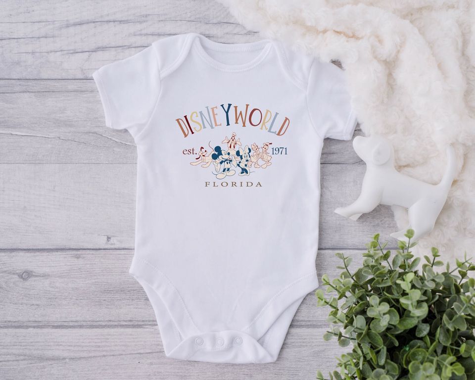 Retro Disneyworld Onesie, Florida Toddler Shirt