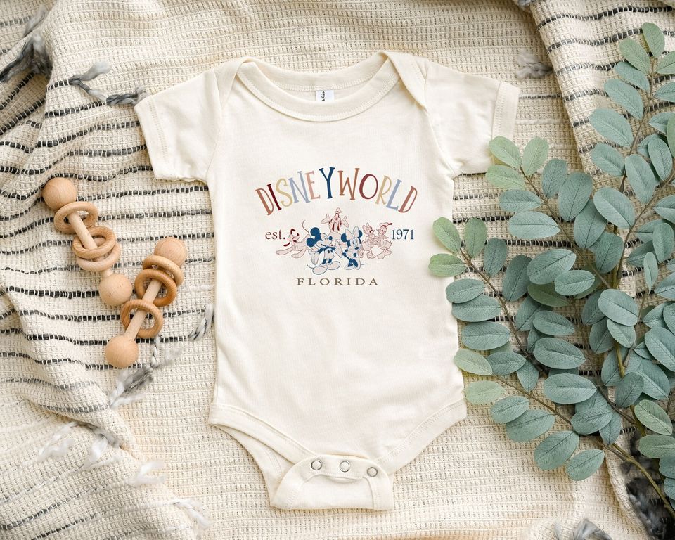 Retro Disneyworld Onesie, Florida Toddler Shirt