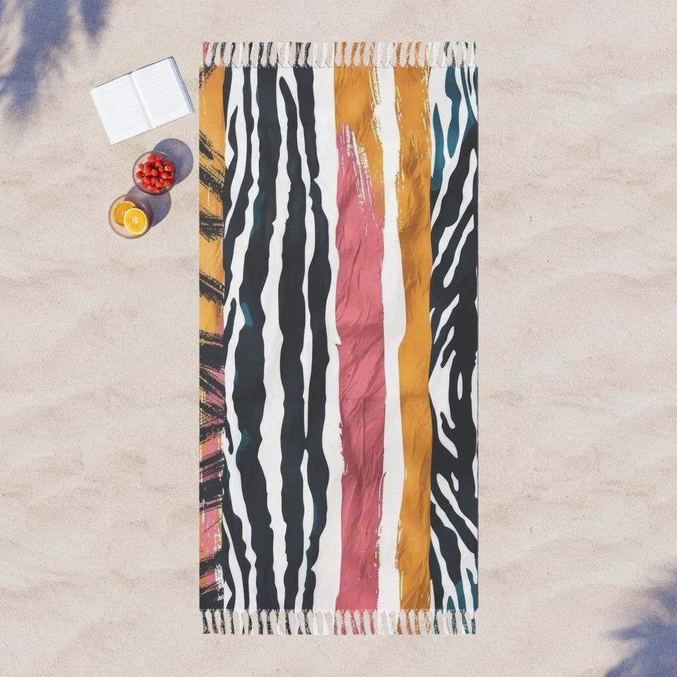 Boho Beach Towel / Pool Towel / Summer Vacation Gift