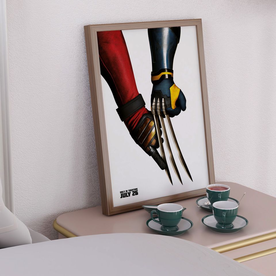 Deadpool & Wolverine 2024 Finger Marvel Studios Poster