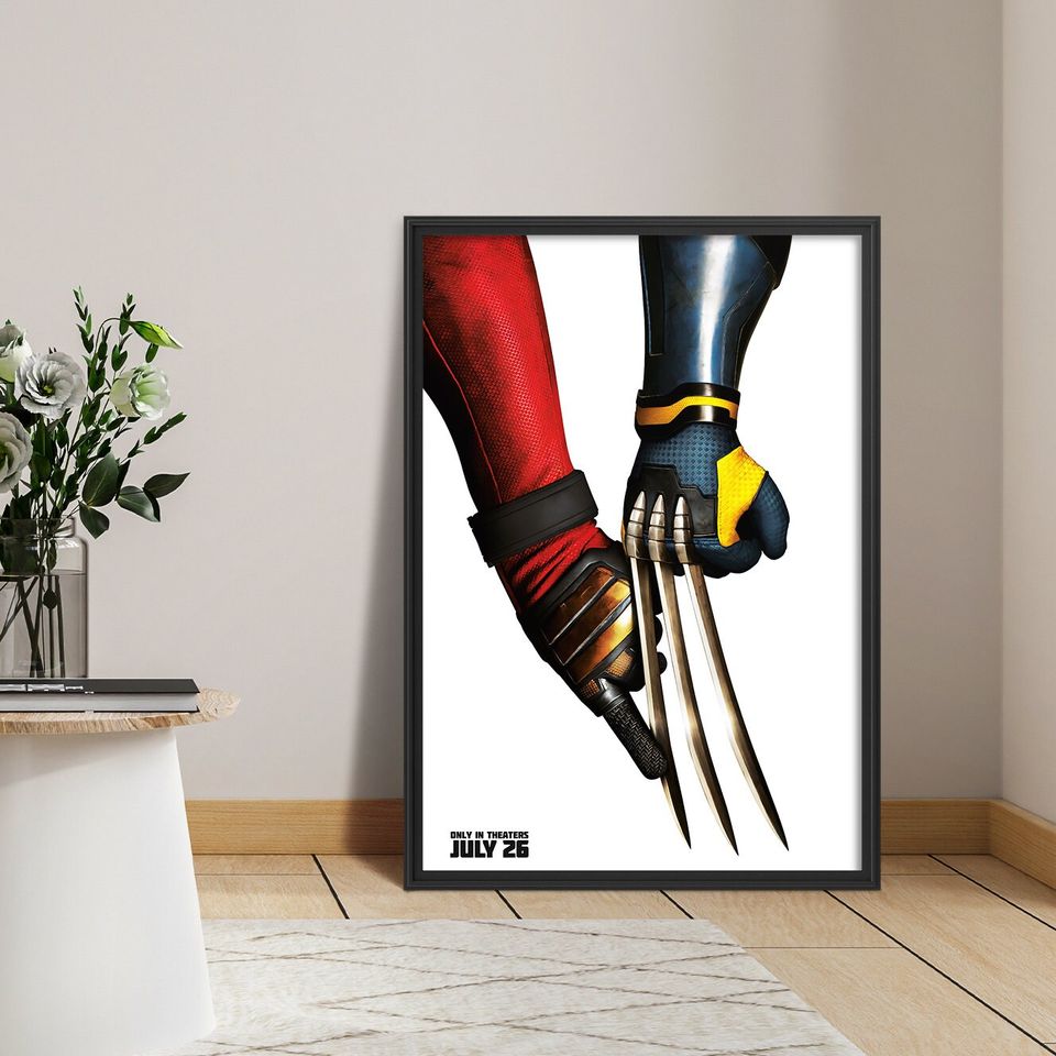 Deadpool & Wolverine 2024 Finger Marvel Studios Poster