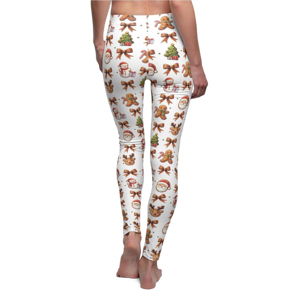 Gingerbread Christmas Cookie Leggings