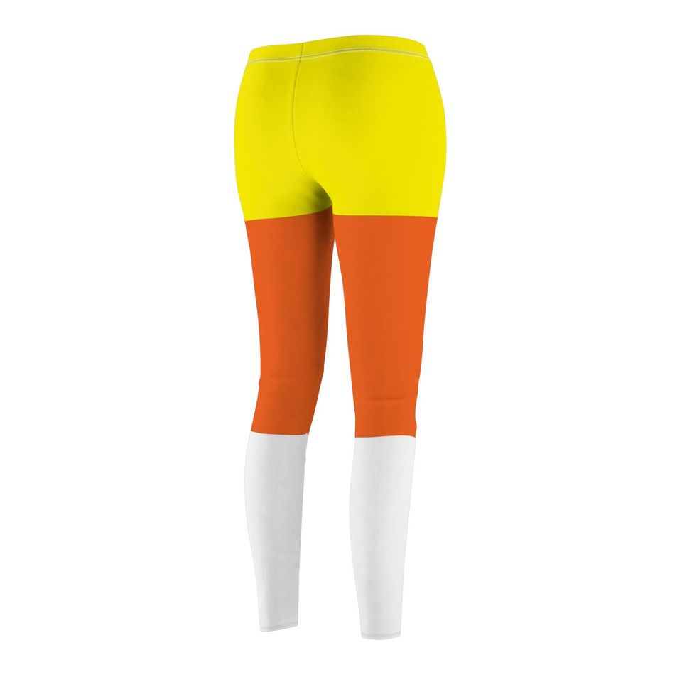 Candy Corn Halloween Themed Women’s Leggings