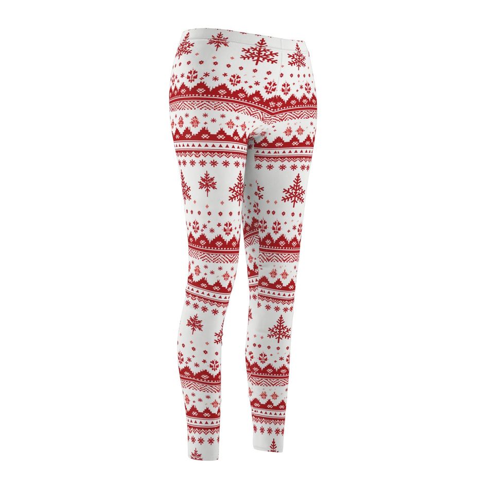 Holiday Sweater Print Leggings – Fun Outfit for Christmas Celebrations