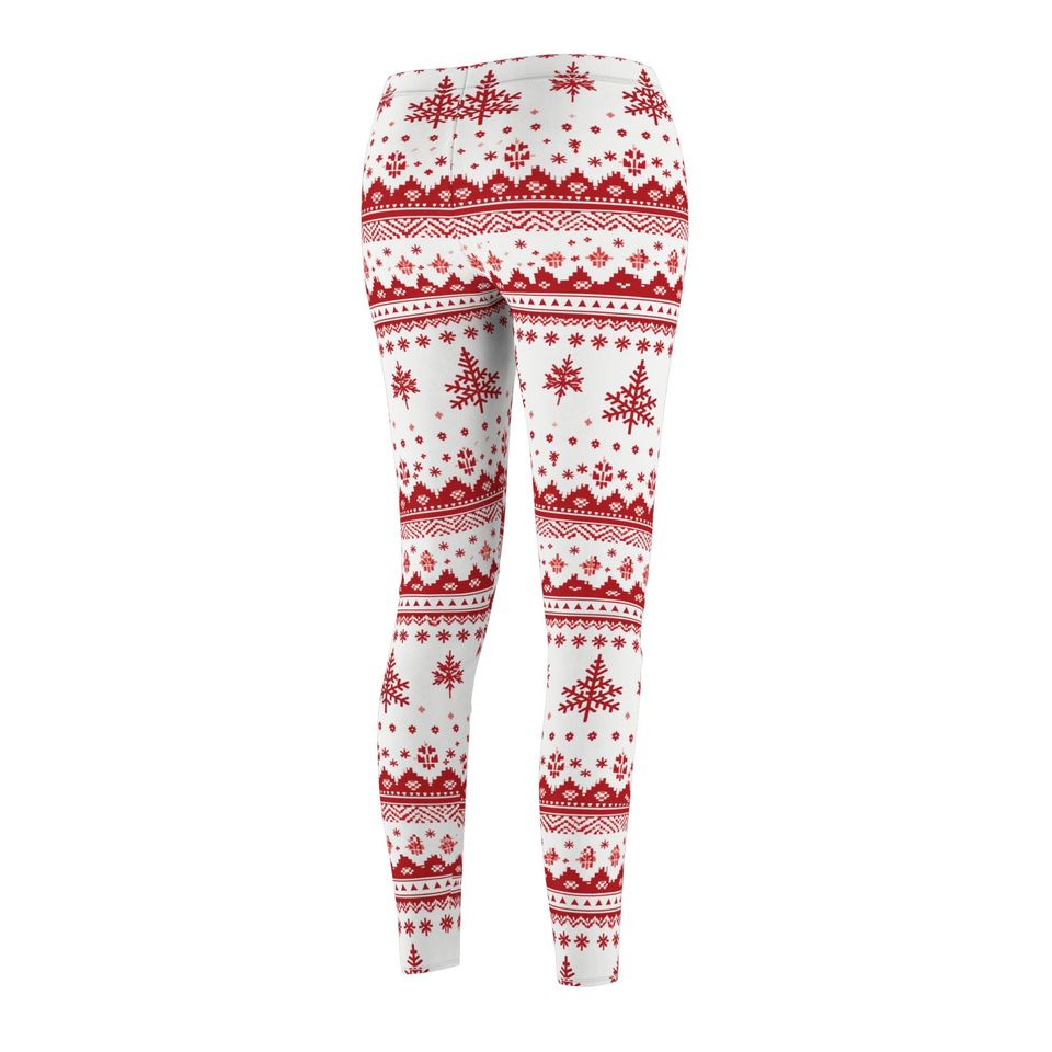 Holiday Sweater Print Leggings – Fun Outfit for Christmas Celebrations