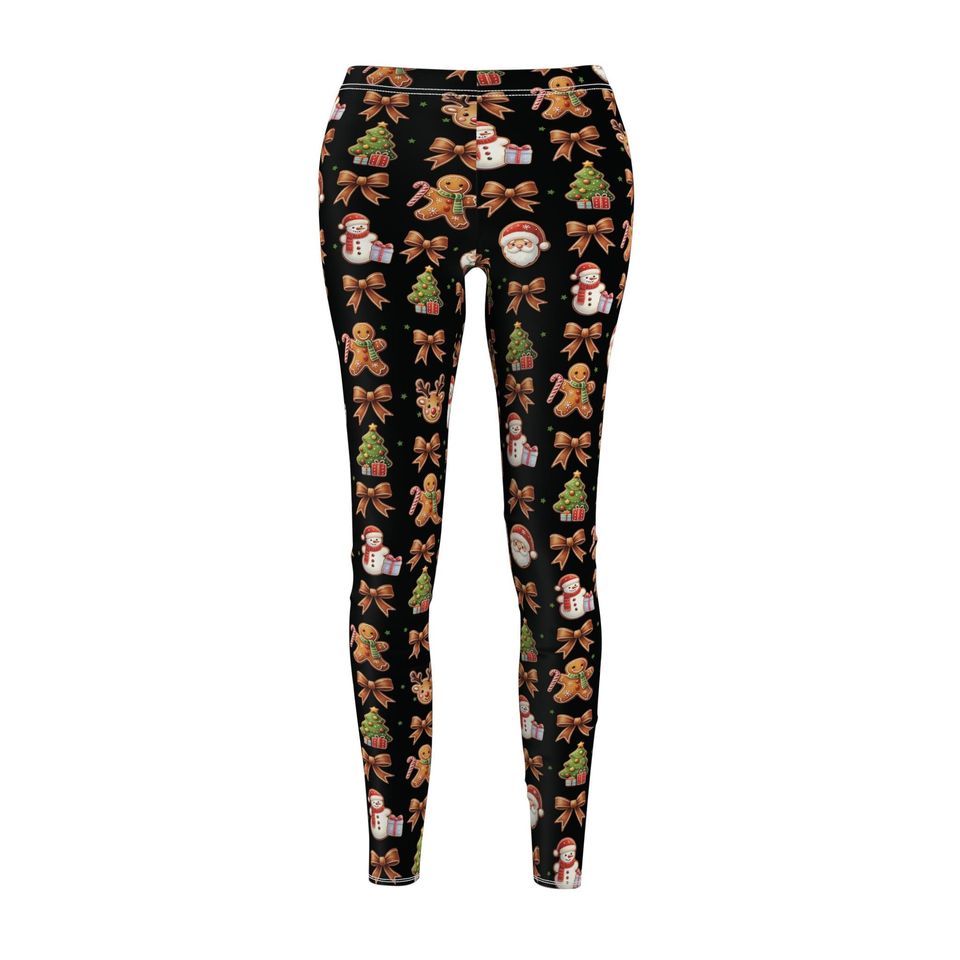 Gingerbread Christmas Cookie Leggings