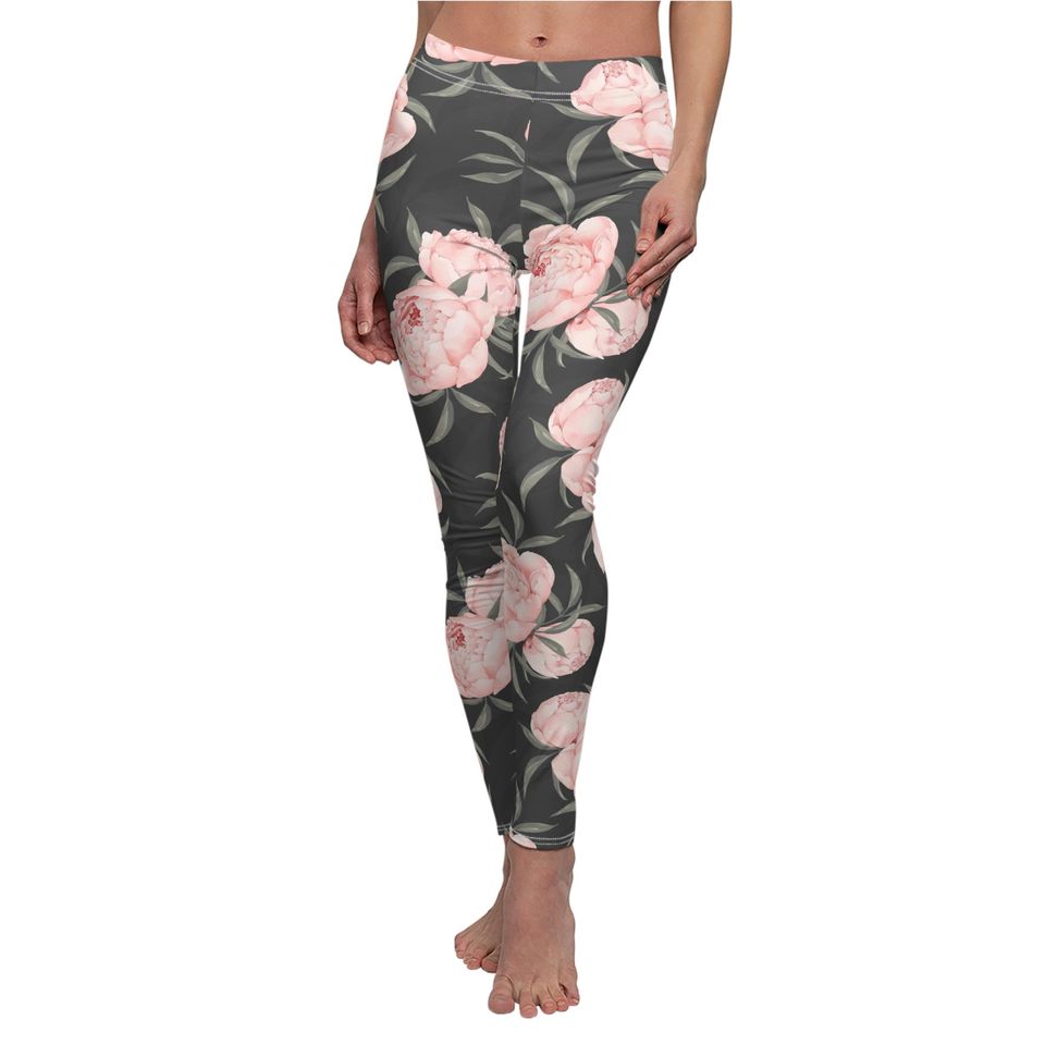 Floral Leggings, Gift for Womens