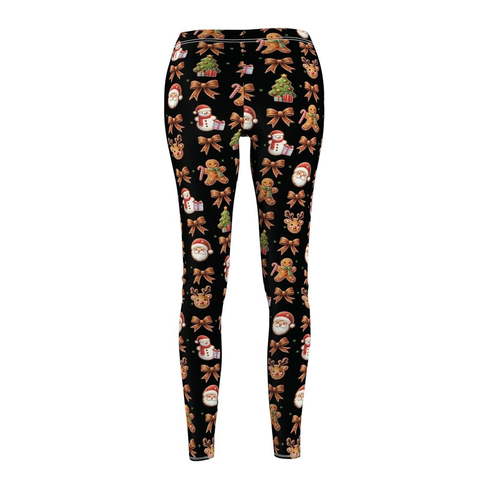 Gingerbread Christmas Cookie Leggings