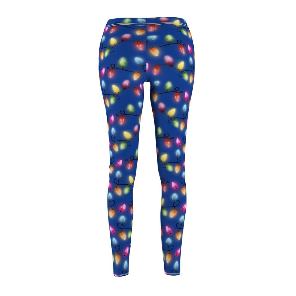 Glowing Christmas String Lights Leggings