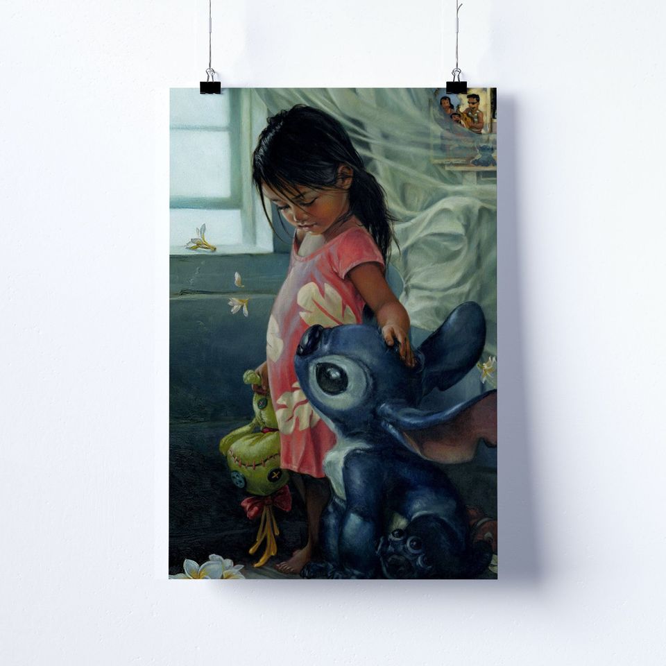 Disney Lilo and Stitch Movie Premium Matte Vertical Poster