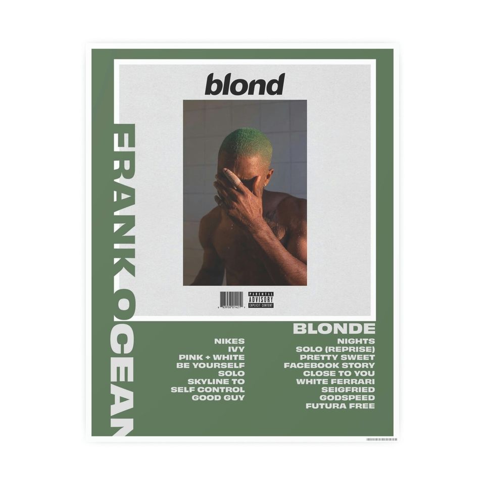 Frank ocean, Blond Poster