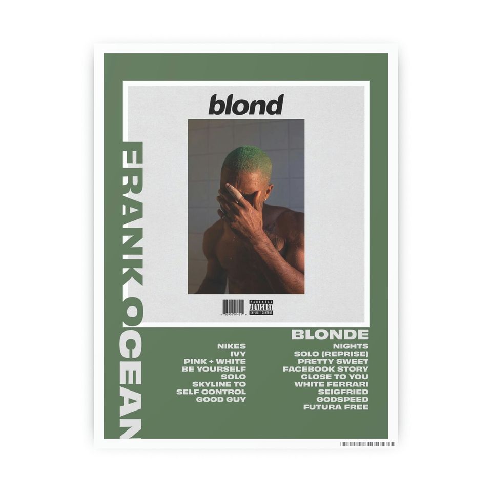 Frank ocean, Blond Poster