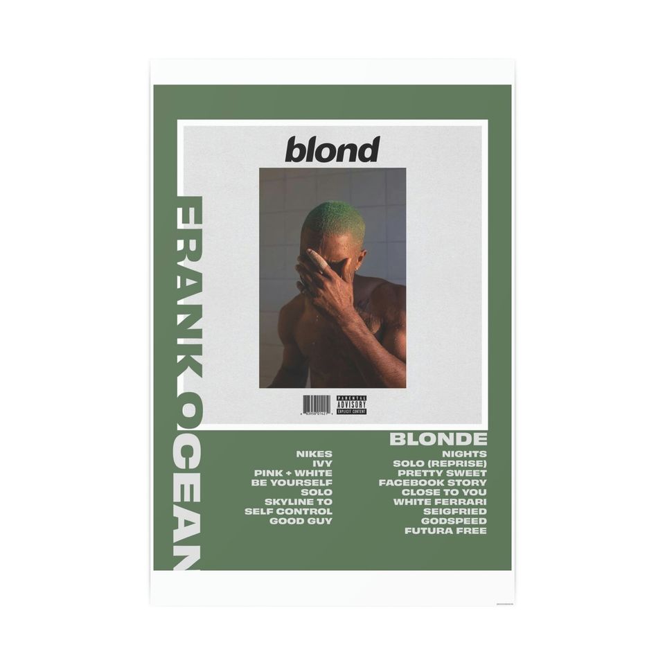 Frank ocean, Blond Poster