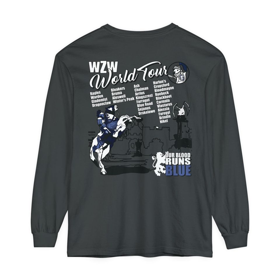 WZW World Tour Long Sleeve on Comfort Colors
