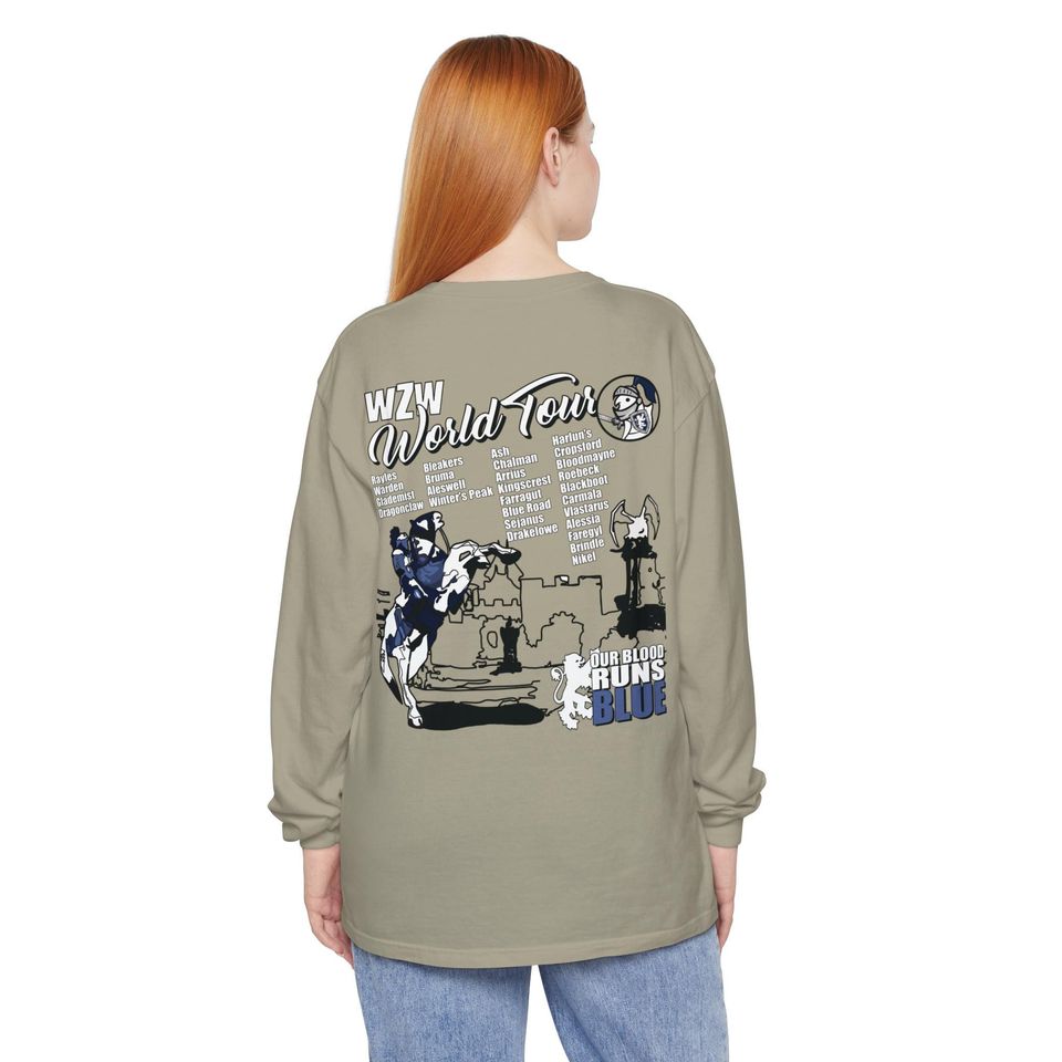 WZW World Tour Long Sleeve on Comfort Colors