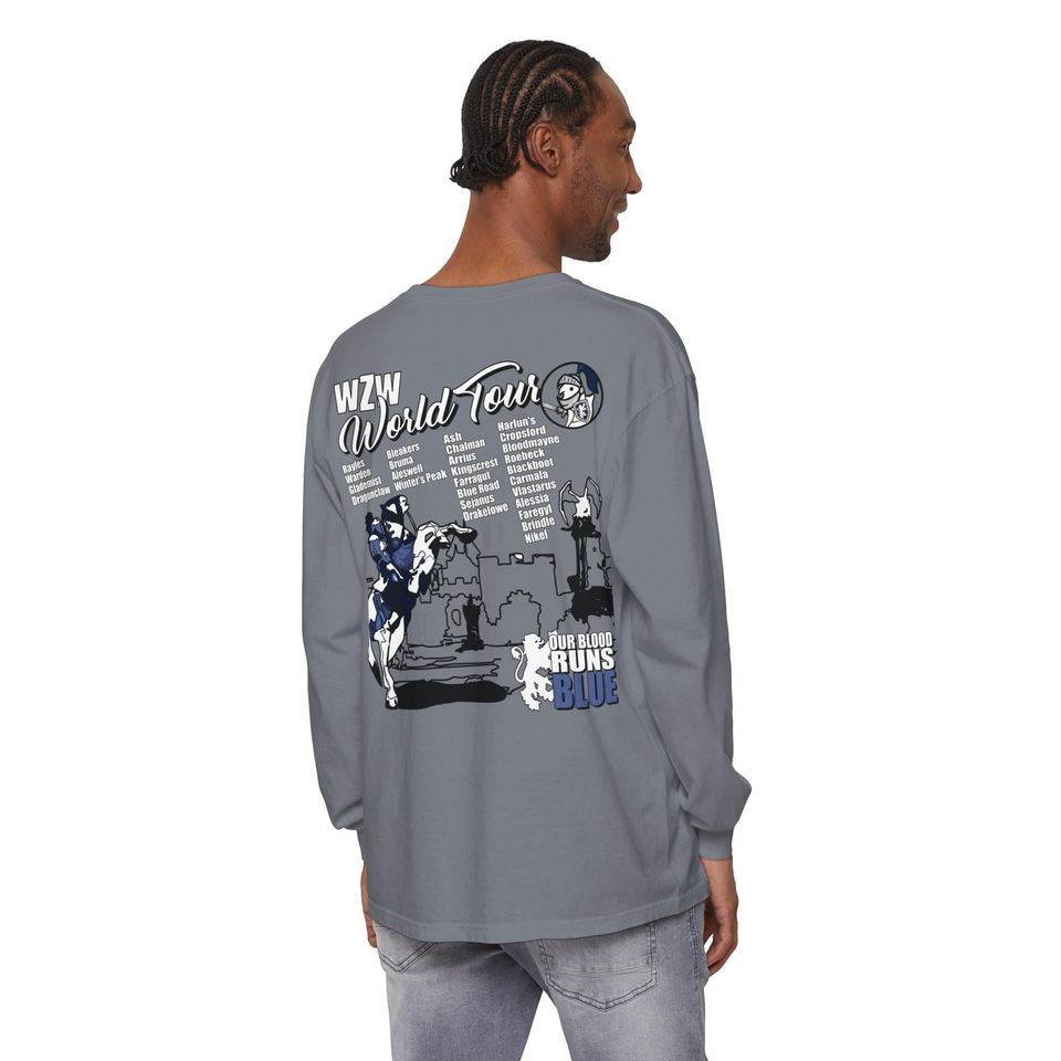 WZW World Tour Long Sleeve on Comfort Colors