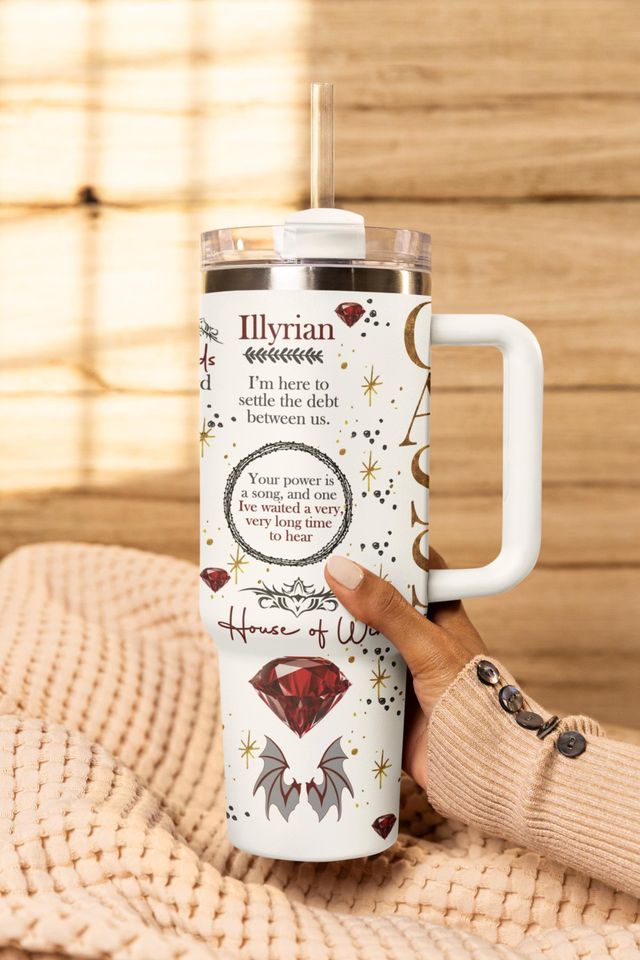 ACOTAR Cassian Thermal Tumbler | 40oz Bookish Romantasy Cup