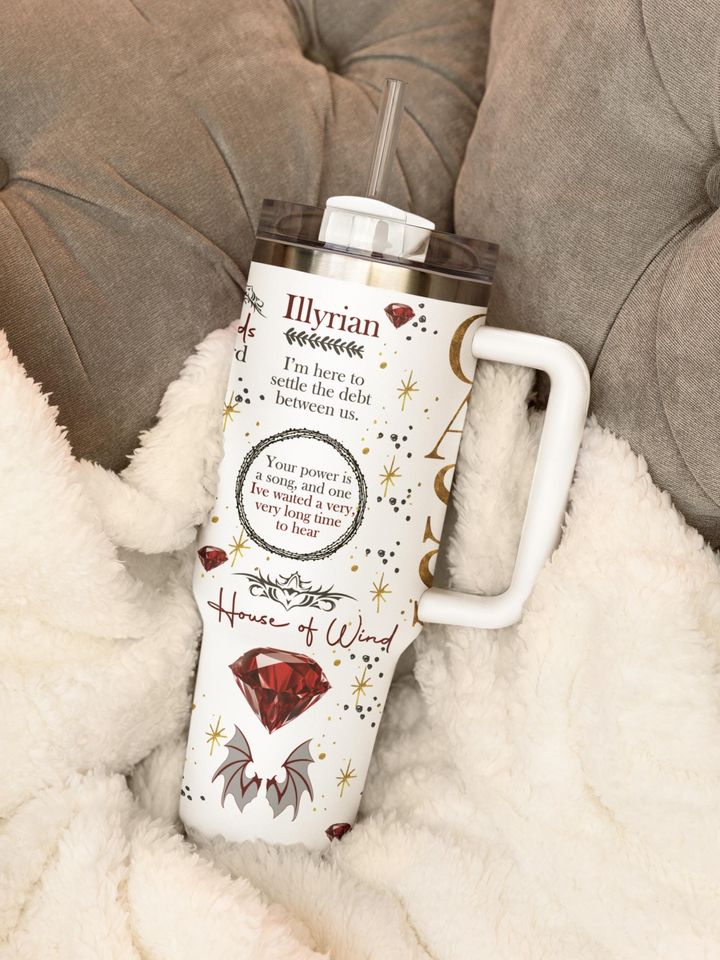 ACOTAR Cassian Thermal Tumbler | 40oz Bookish Romantasy Cup