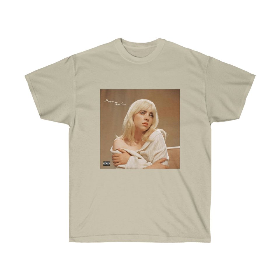 Billie Eilish Shirt, Happier Than Ever Album T-Shirt