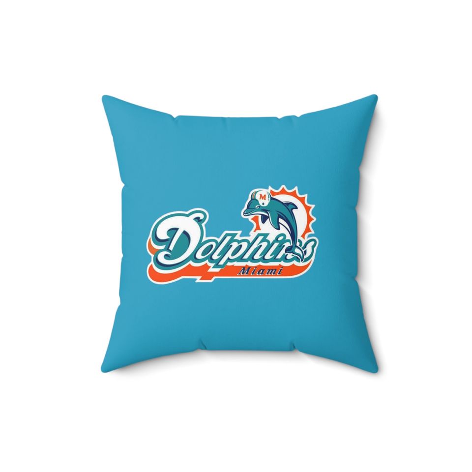 Miami dolphins Throw Pillow