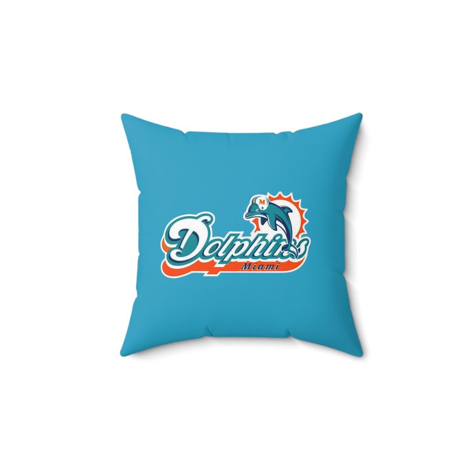 Miami dolphins Throw Pillow