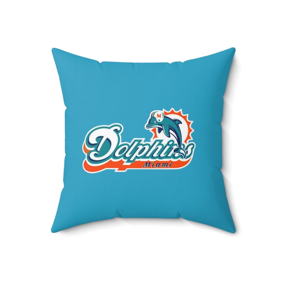 Miami dolphins Throw Pillow