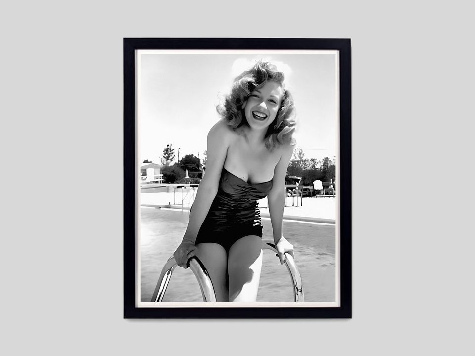 Marilyn Monroe Swimming Pool Poster