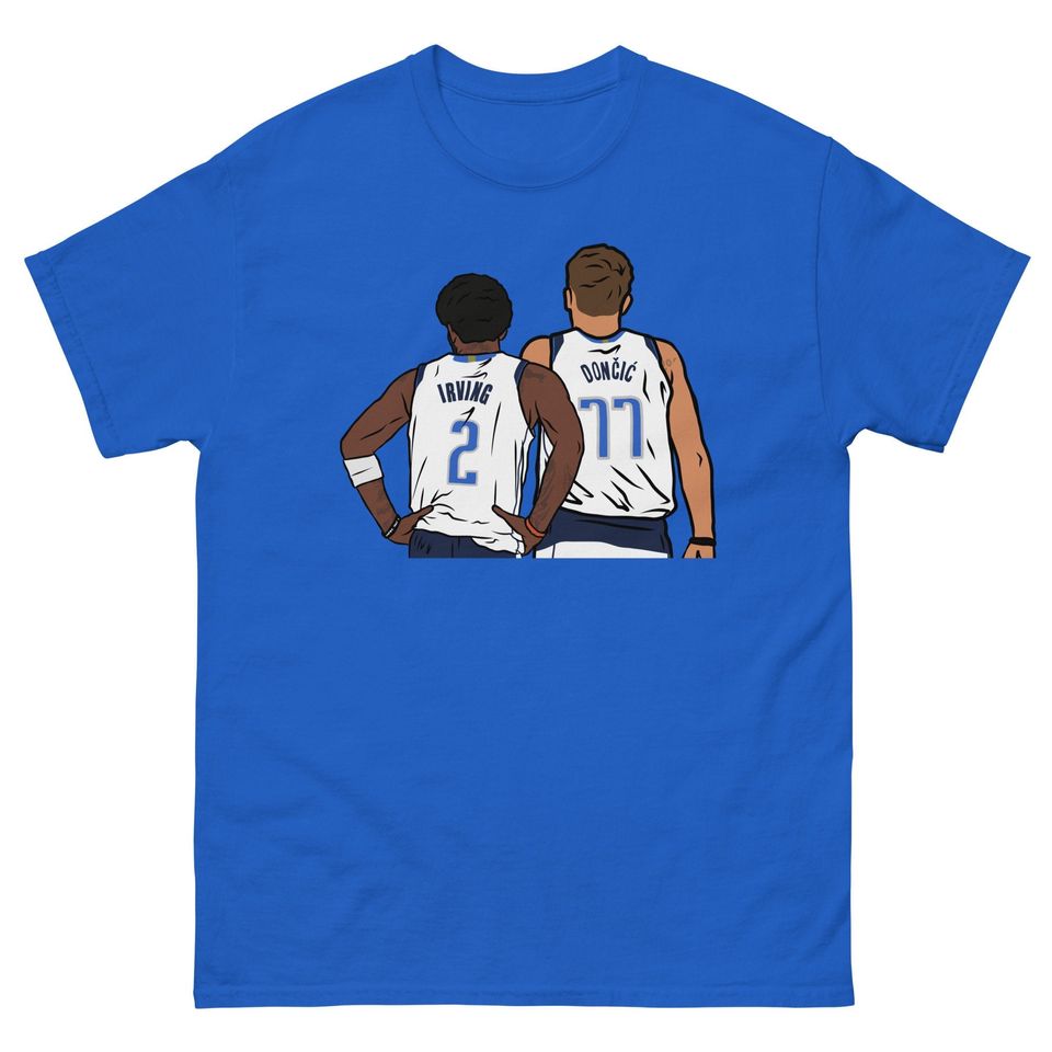 Kyrie Irving and Luka Doncic Back-To T-Shirt