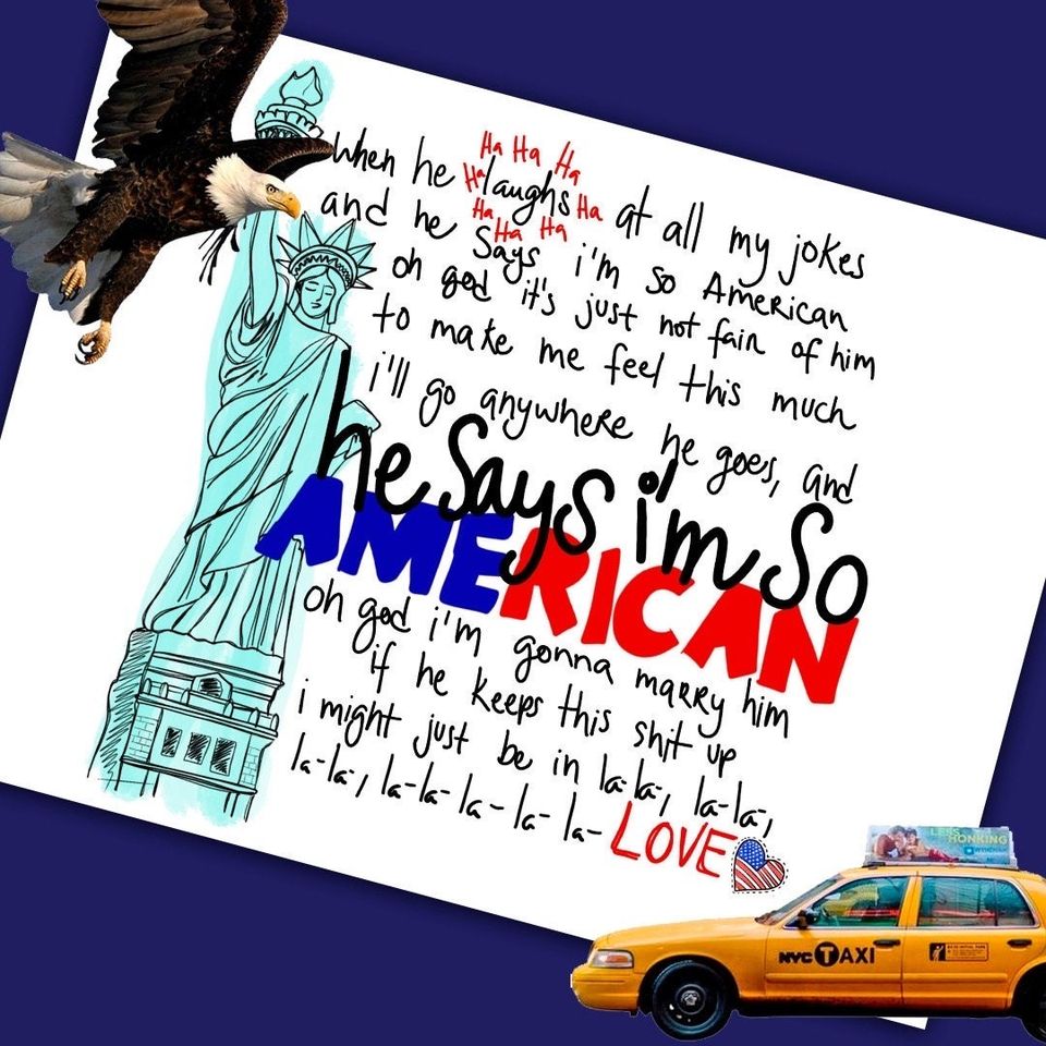 So American - Olivia Rodrigo Crop Top