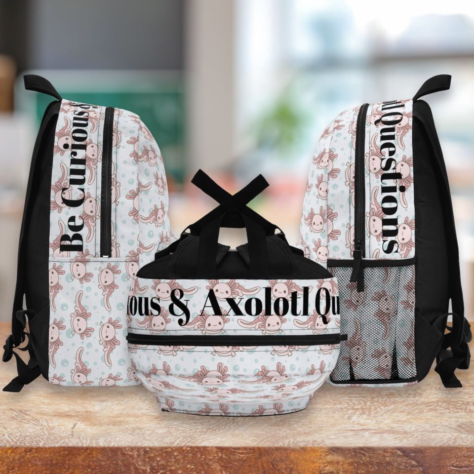 Axolotl Questions Backpack