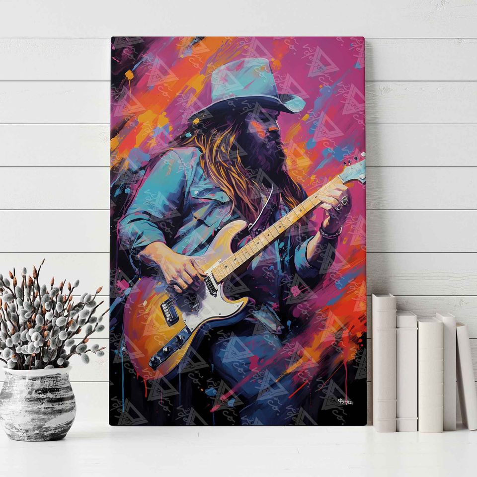 Chris Stapleton Poster, Home Decorf