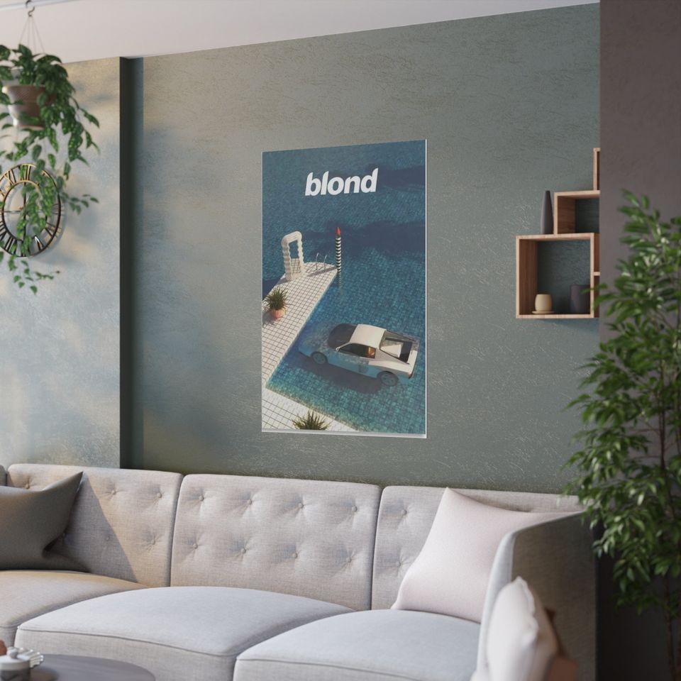 Frank Ocean 'BLOND' Vintage Poster