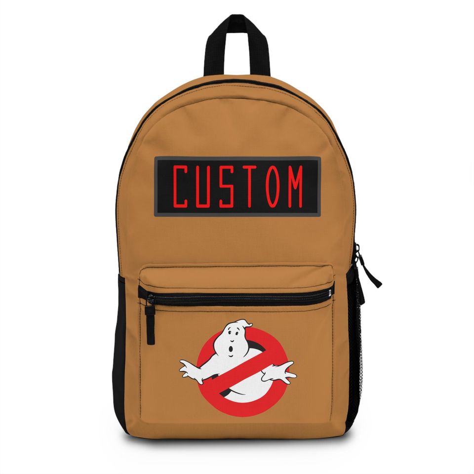Ghostbusters Personalized Backpack, Custom Name Bag, School Backpack, Kids Bag, Ghostbusters Fan Gift
