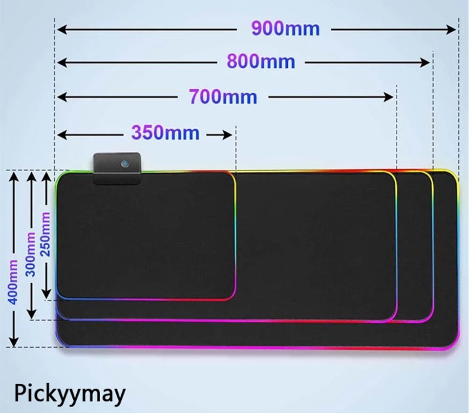 Call of Duty RGB Gaming Mouse Pad, Call of Duty Ghosts Led Gaming Desk Mat