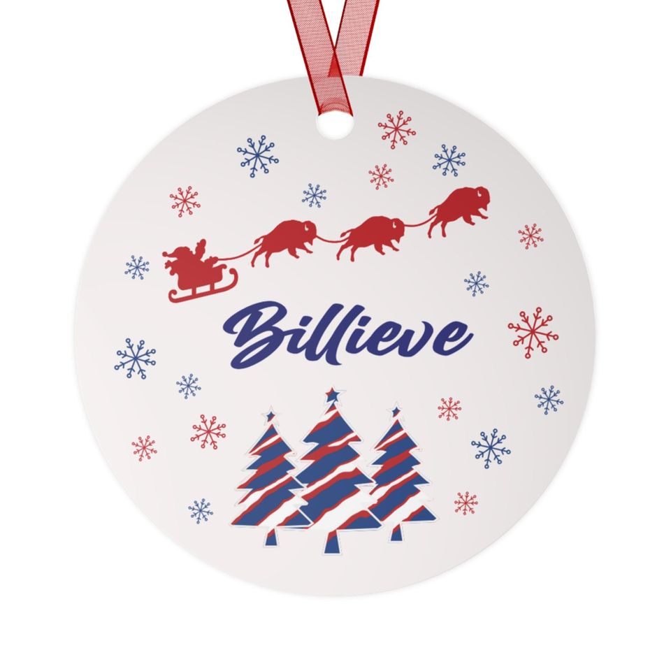 BILLieve - Buffalo Bills Christmas Ornament