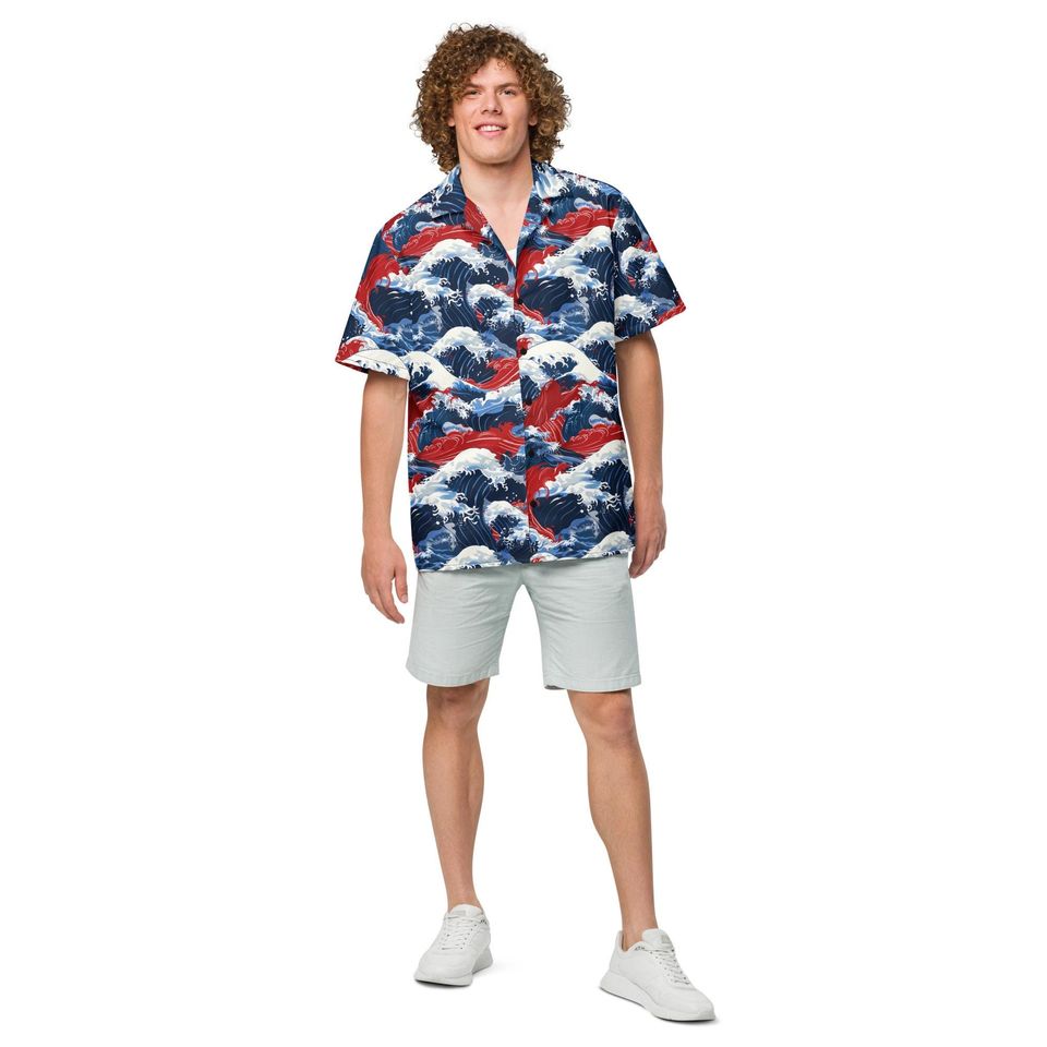 Buffalo Bills Premium Lightweight Button-Up Shirt