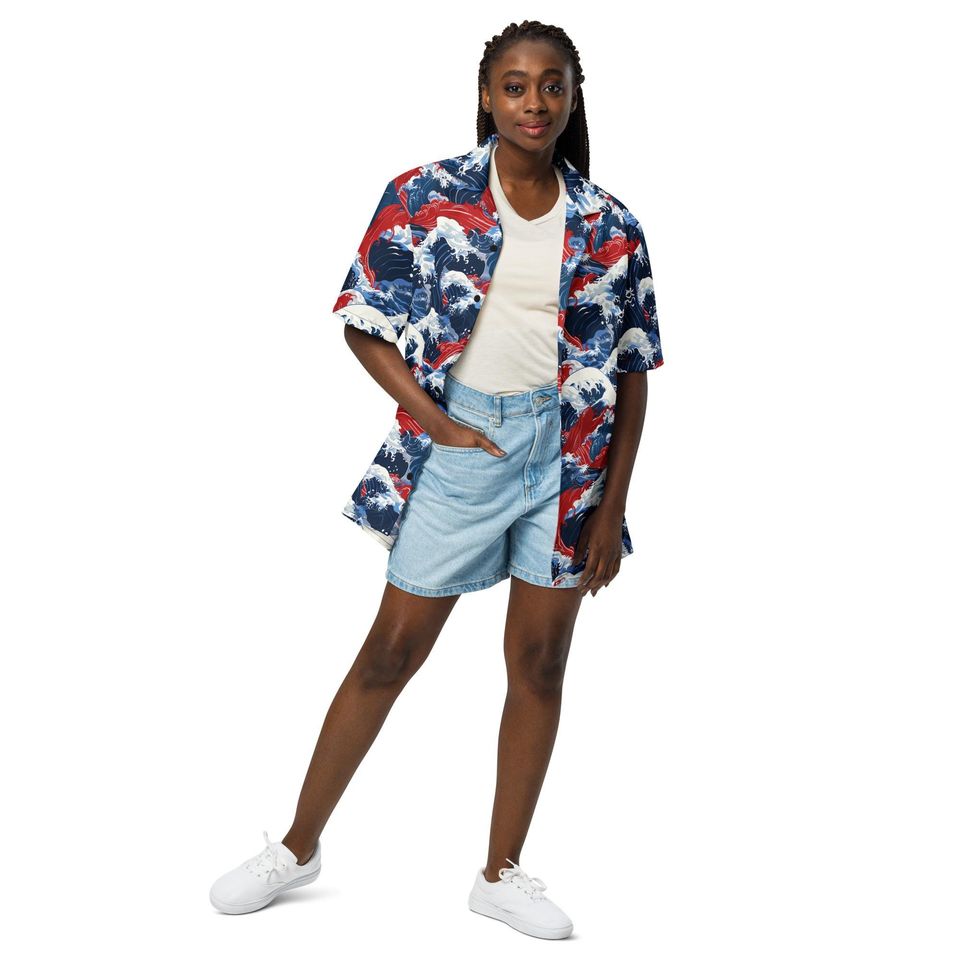 Buffalo Bills Premium Lightweight Button-Up Shirt